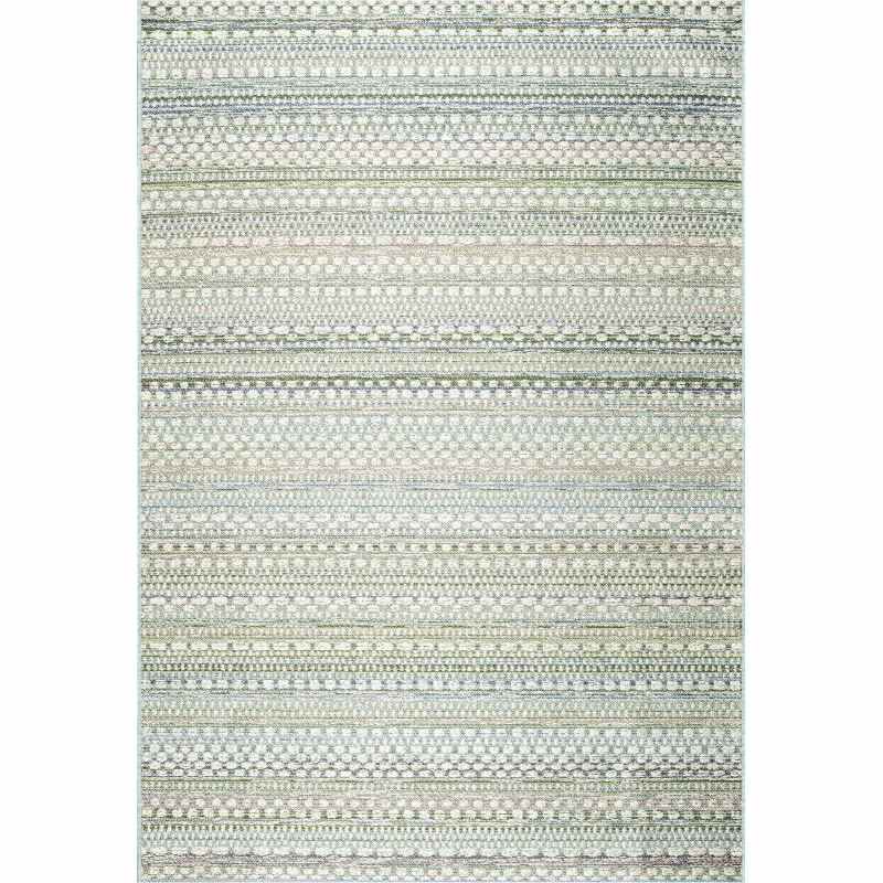 Brighton 98570 5027 Indoor Outdoor Flatweave Rugs in Aqua Blue