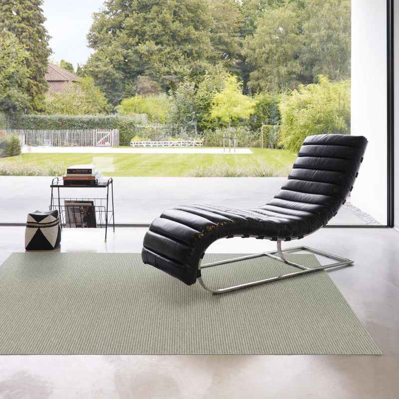 High Line Flatweave Modern Wool Rugs 99215 3005 in Light Grey