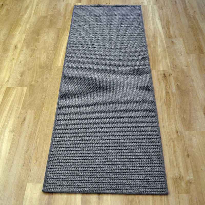 High Line Flatweave Hallway Runners 99215 3004 in Dark Grey