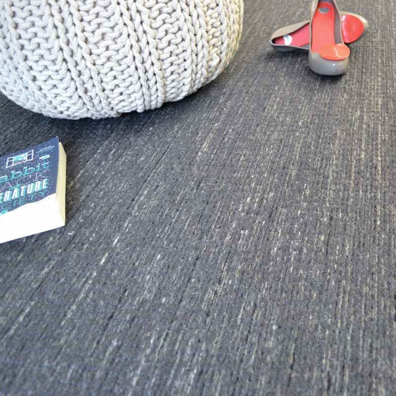 High Line Modern Wool Rugs 99633 3014 in Dark Grey