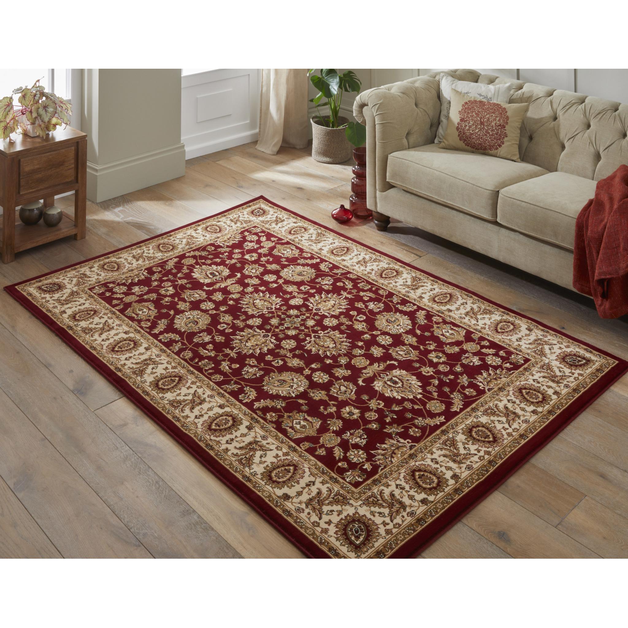 Grand Heritage GH102 Traditional Floral 1 Million Point Quality Classic Rug in Red Medium 120x170 cm (4'x5'6")