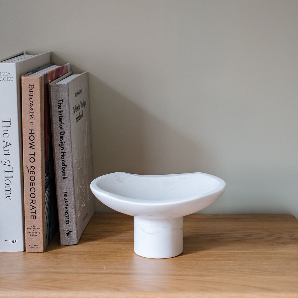 Nonna White Marble Bowl