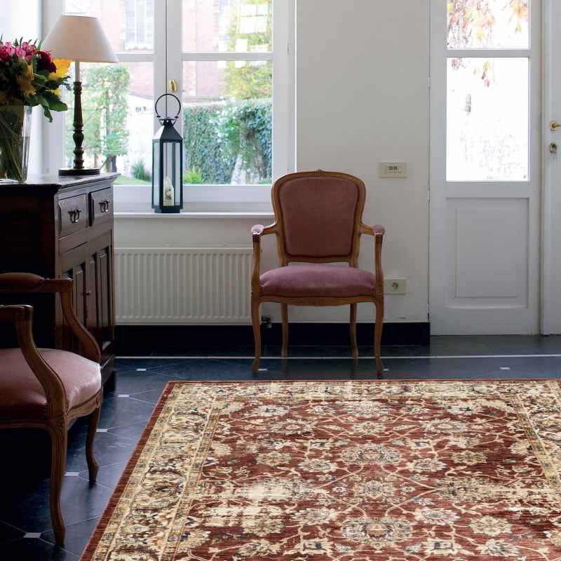 Alhambra Traditional Rugs 6549A in Red