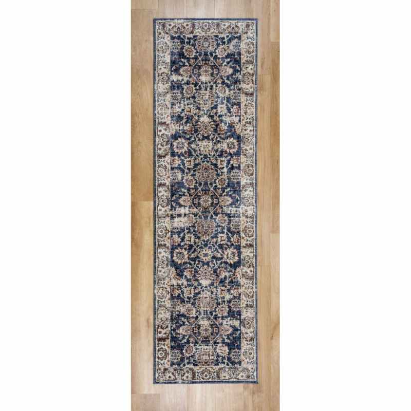 Alhambra Traditional 6549A Runner Rugs in Light Blue
