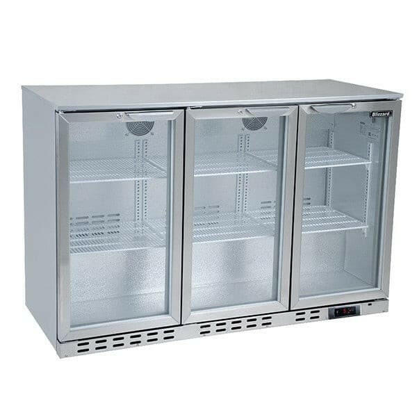 Blizzard Triple Door BAR3SS Bar Bottle Cooler 338 Bottles