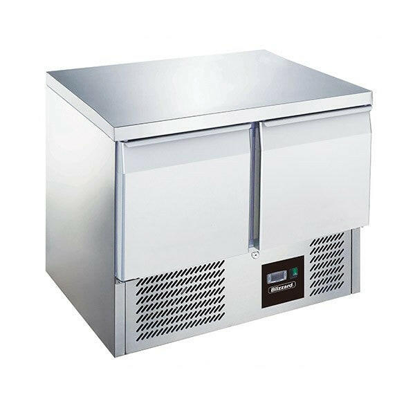 Blizzard BCC2 Double Door Compact Counter Fridge 240 Litres