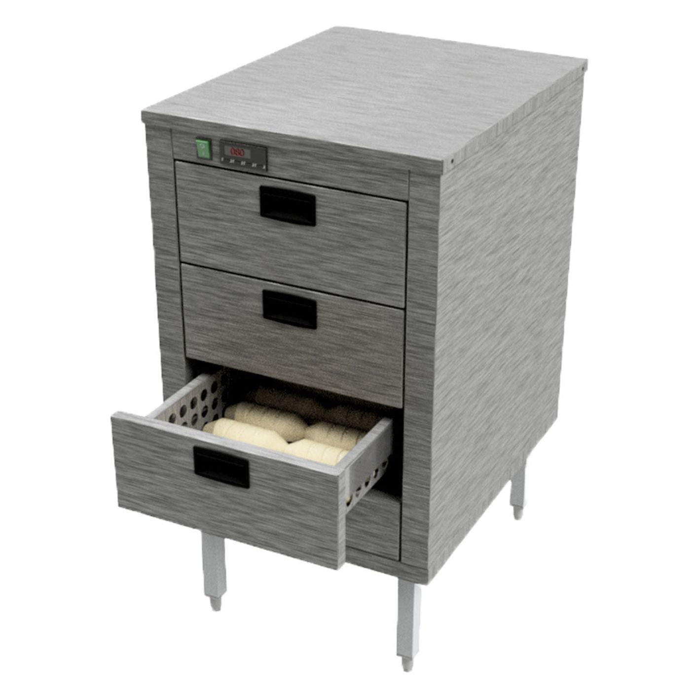 Moffat BKRW3 Heated Roll Warmer 3 Draw Unit