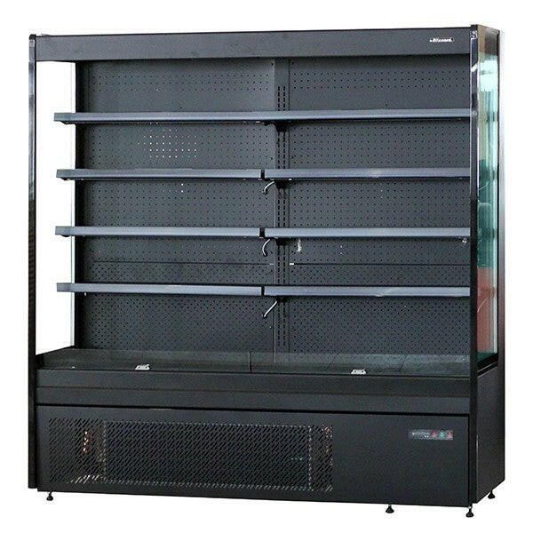 Blizzard BTD200BK Black 4 Tier Slim Merchandiser 720L