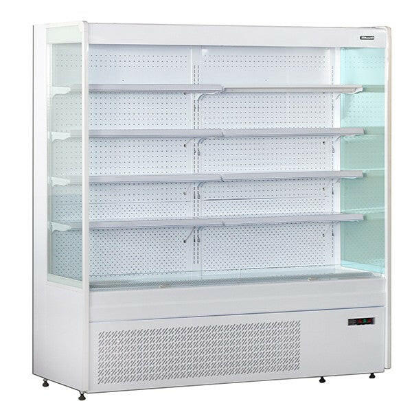 Blizzard BTD130WH White 4 Tier Slim Merchandiser 470L