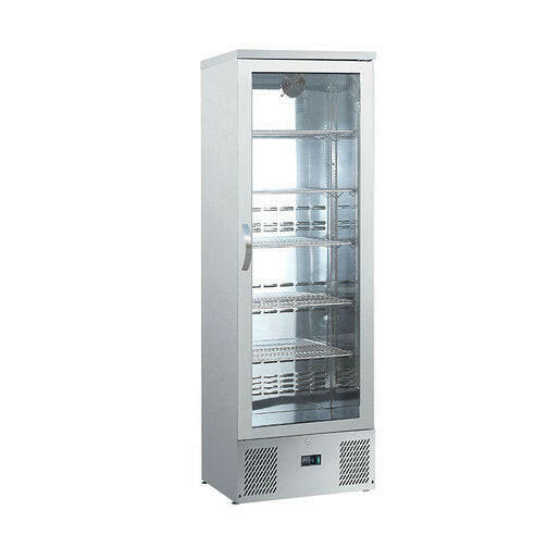 Blizzard Upright Single Door Bottle Cooler Fridge BAR10SS 324 Bottles