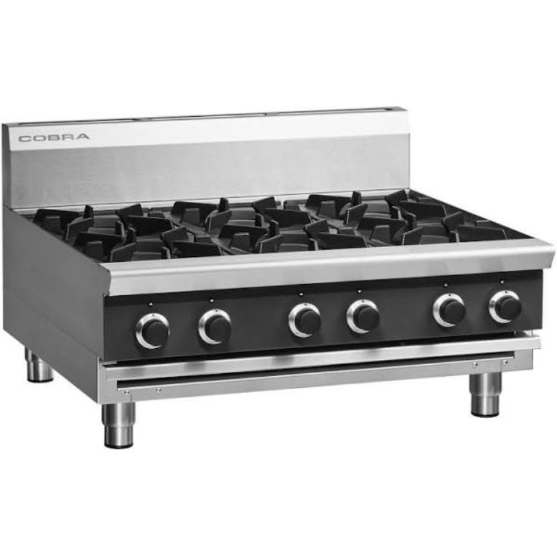 Blue Seal Cobra C9D-B Countertop 6 Burner Gas Cooktop 900mm