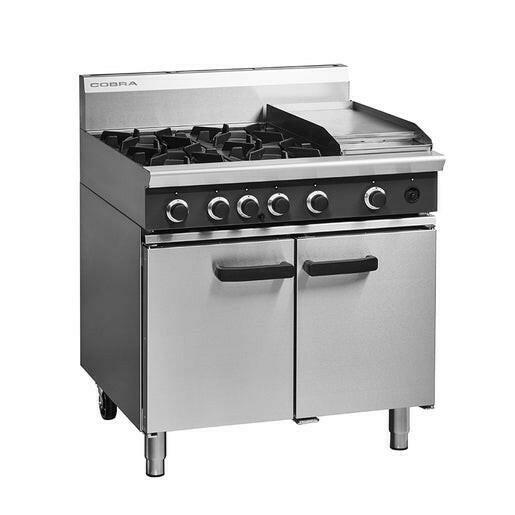 Blue Seal Cobra CR9C Four Burner Oven Range & Griddle