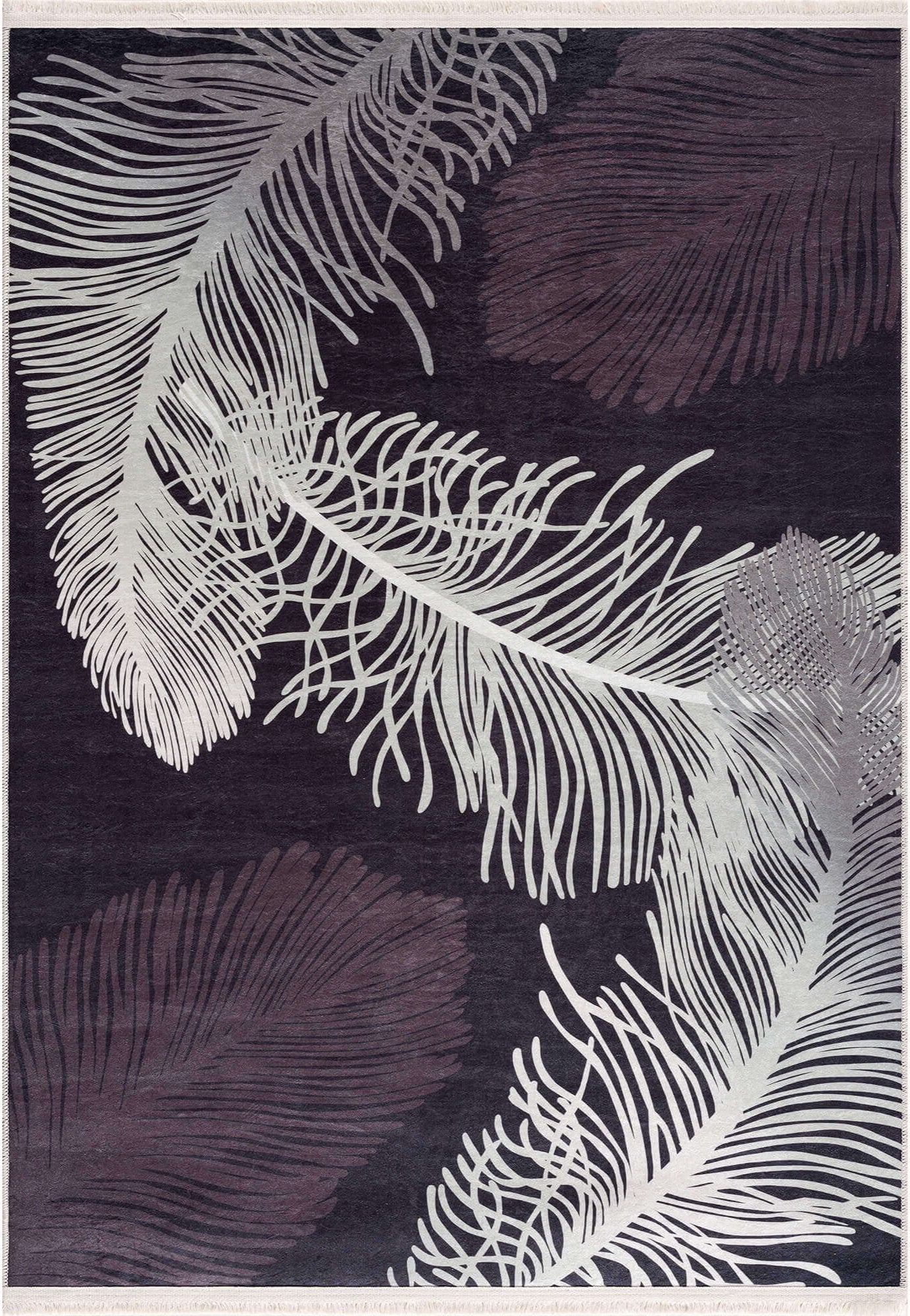 Caimas Collection Washable Rugs in Grey | 2986