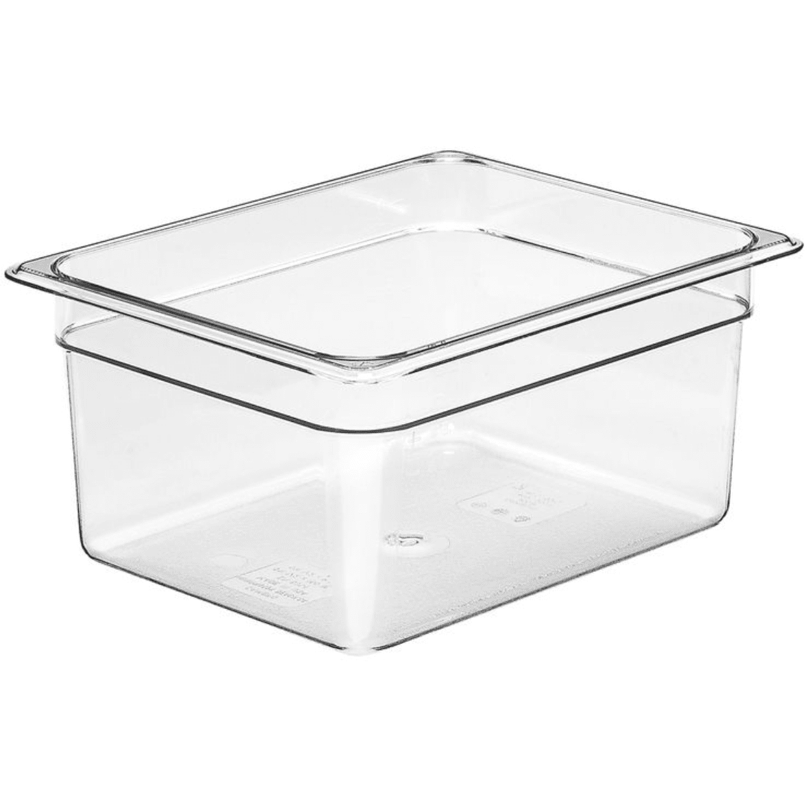 Cambro 26CW135 Camwear Clear Polycarbonate 1/2GN Pan 150mm