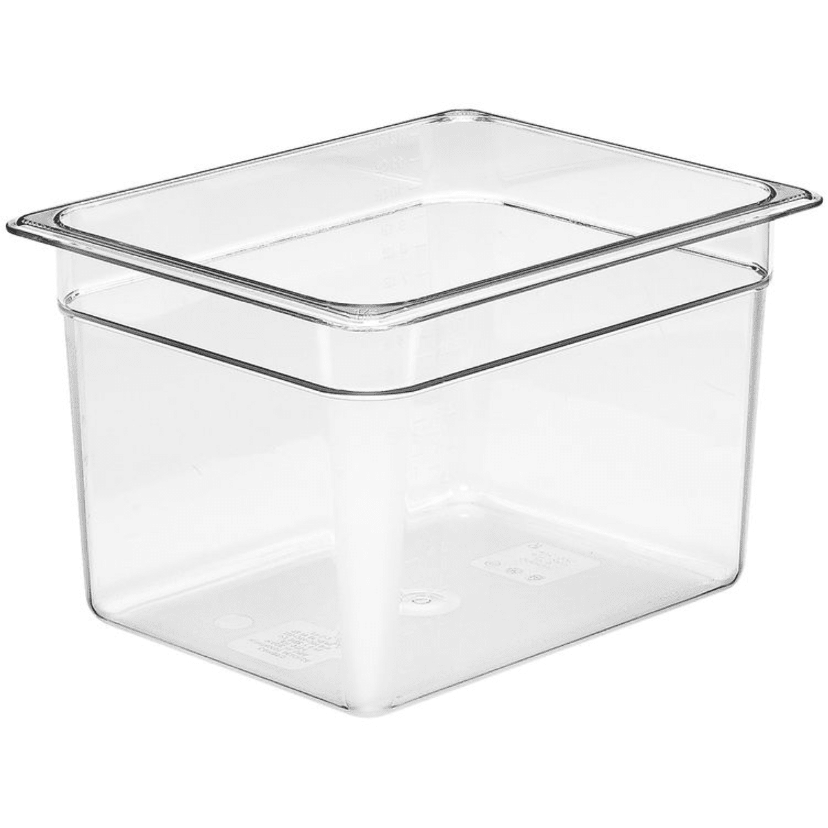 Cambro 28CW135 Camwear Clear Polycarbonate 1/2GN Pan 200mm
