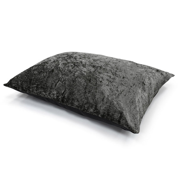 Intimates Charcoal Crushed Velvet Floor Cushion