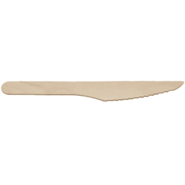 GenWare Birchwood Disposable Knives Case Size 100