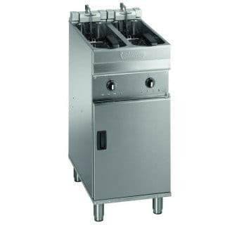 Valentine EVO2200PP Electric Filtration Fryer Twin Tank Twin Basket 16 Litres