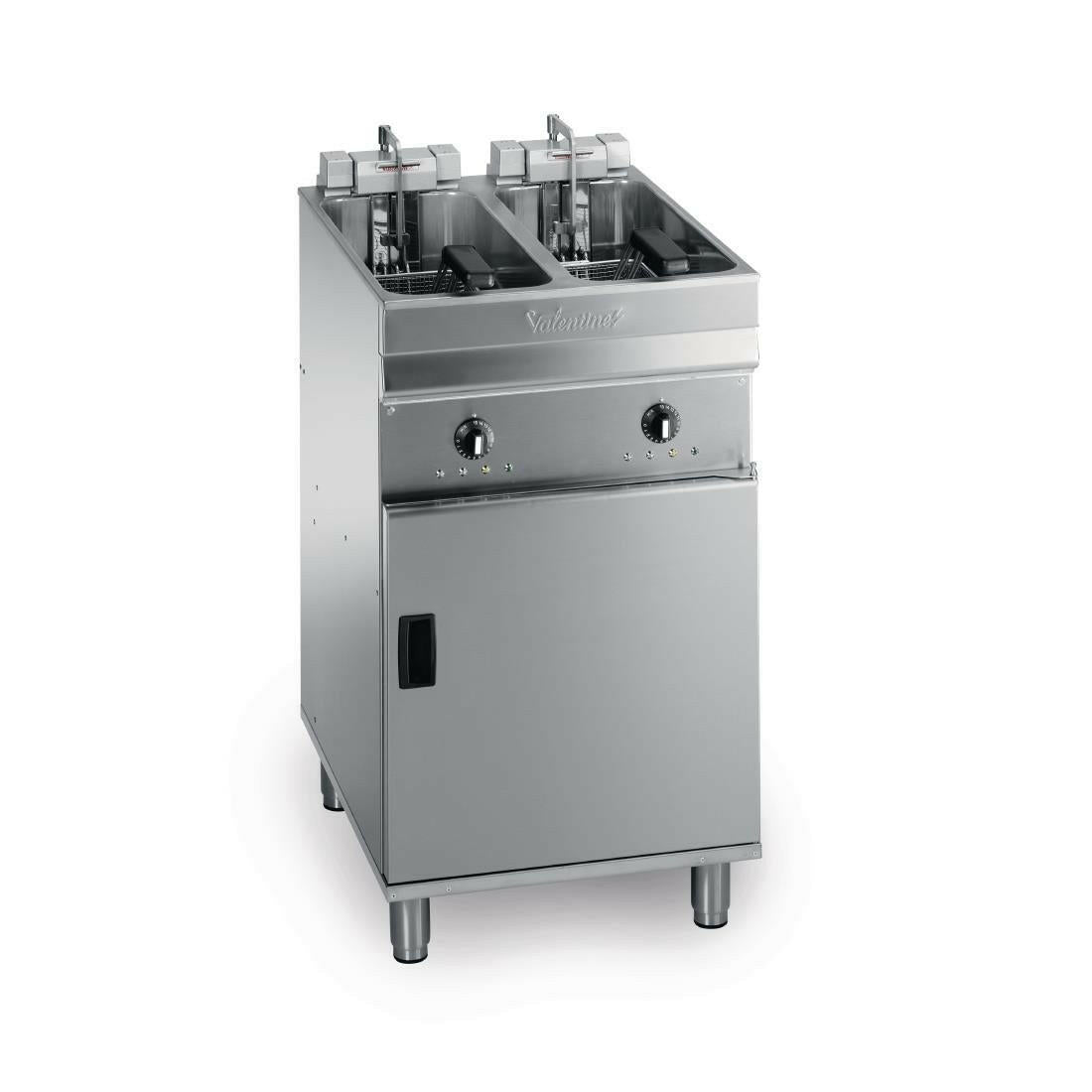 Valentine EVO2525 Twin Tank Twin Basket Free Standing Electric Fryer 20 Litres