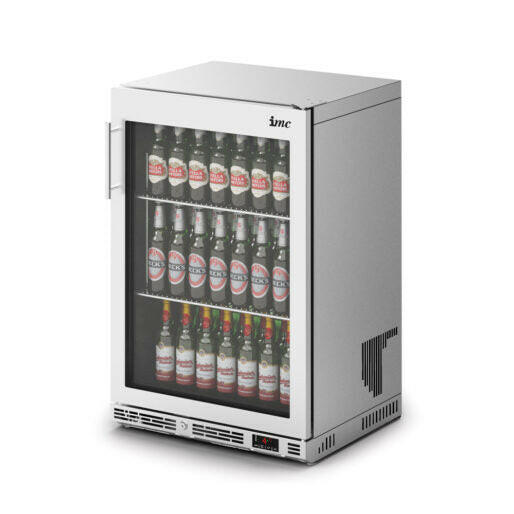 IMC F76/170 Ventus V60 Silver Undercounter Bottle Cooler 120 Bottles