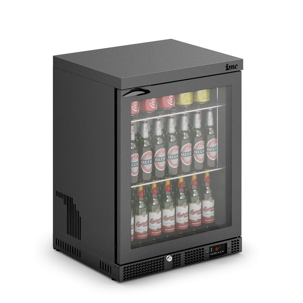 IMC F77/152/B Mistral M60 Black Undercounter Bottle Cooler 78 Bottles