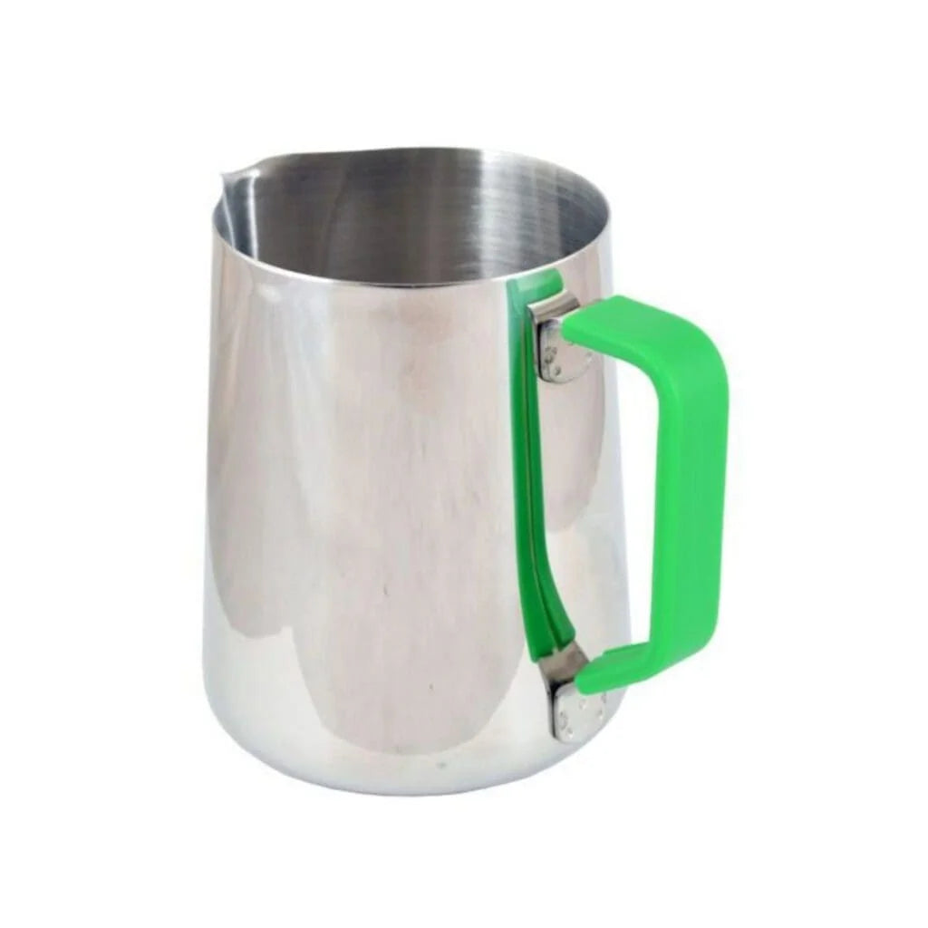 Rhinowares Green Silicone Grip Handle 1000ml Milk Pitchers