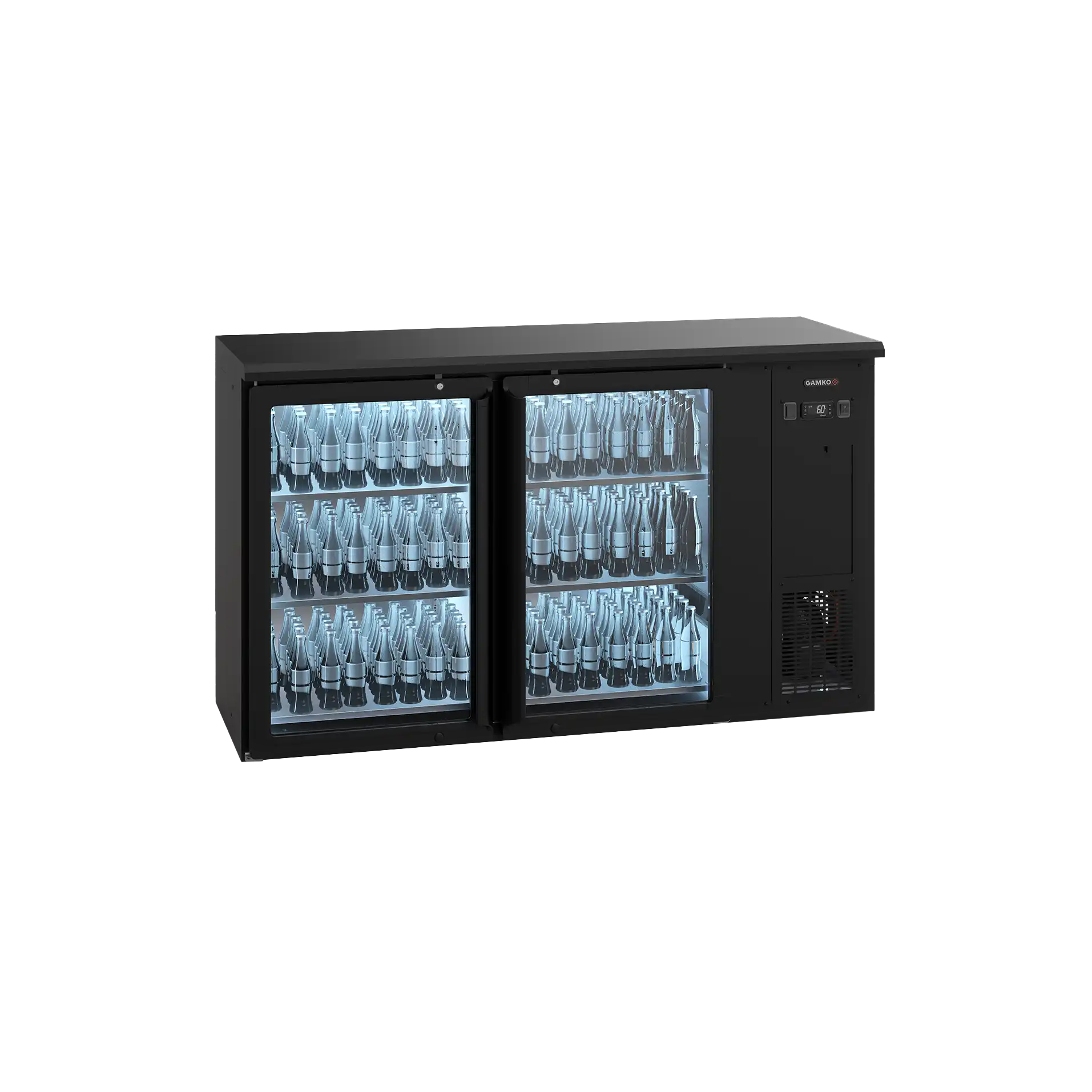 Gamko E3/22GMU84 Undercounter 2 Door Bottle Cooler 364 Litres