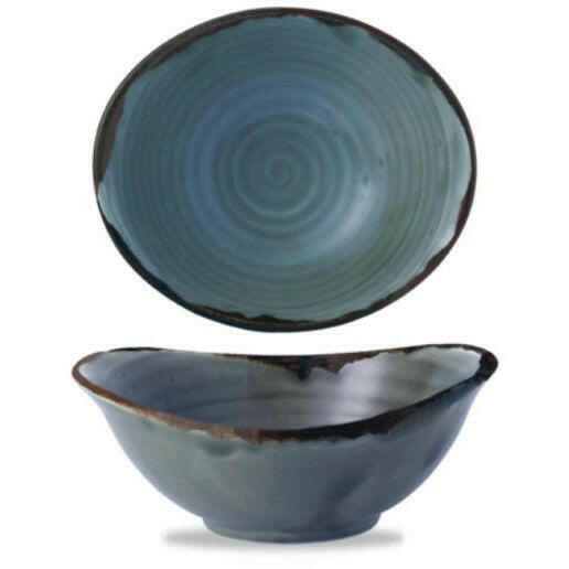 Dudson Harvest Blue Deep Bowl 17.4cm x 14.7cm Case Size 6