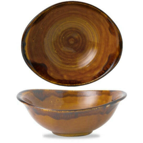 Dudson Harvest Brown Deep Bowl 17.4cm x 14.7cm Case Size 6