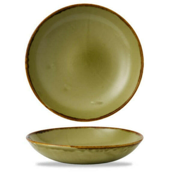 Dudson Harvest Green Evolve Coupe Bowl 18.2cm Case Size 12