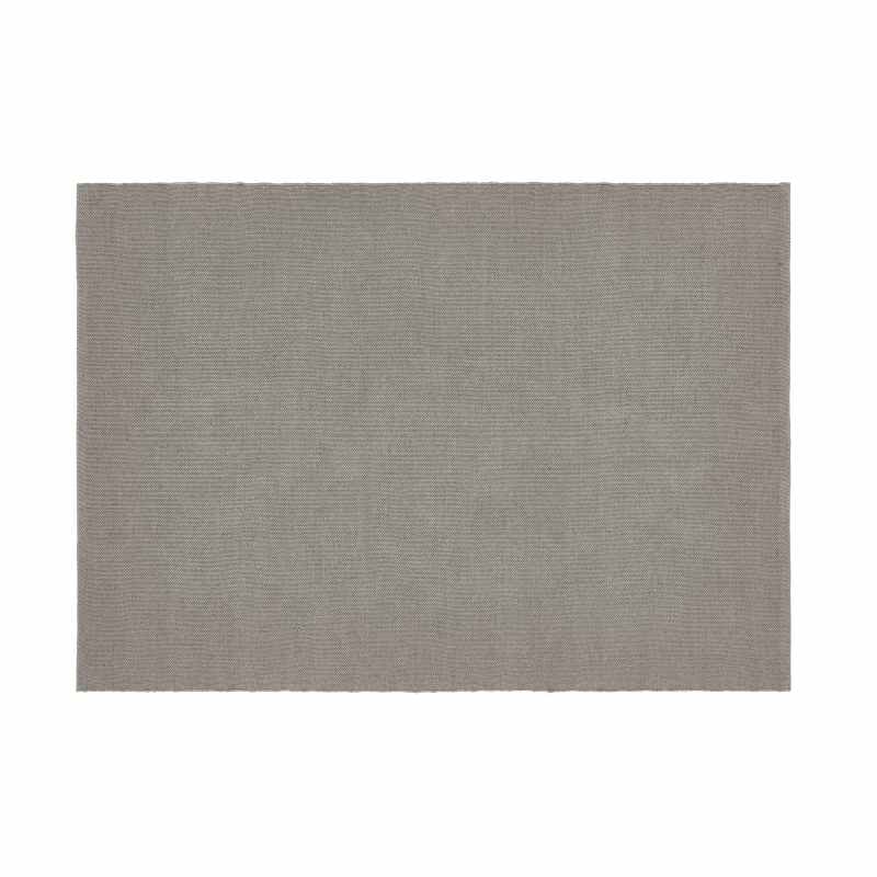 Hug Rug Woven Washable Plain Rugs in Warm Grey