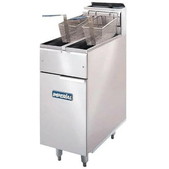 Imperial CIFS-2525 Twin Tank Twin Basket Gas Fryer 28 Litres