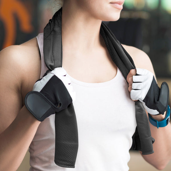 Velosso Black Active Cooling Gym Towel