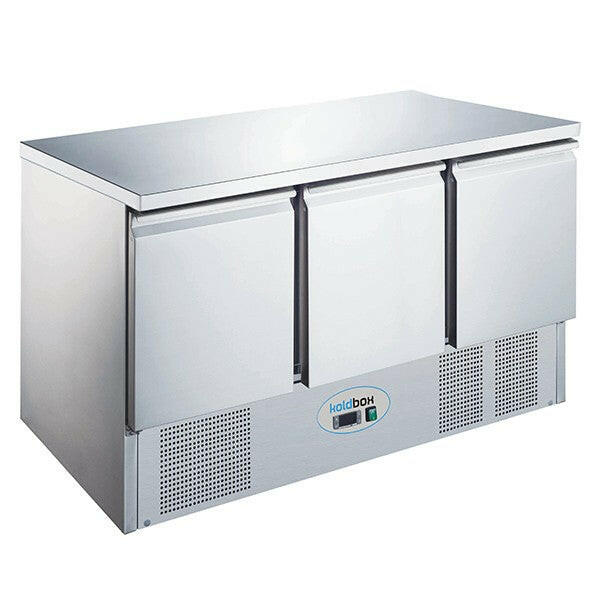 Koldbox KXCC3 Compact 3 Door Counter Fridge 368 Litres