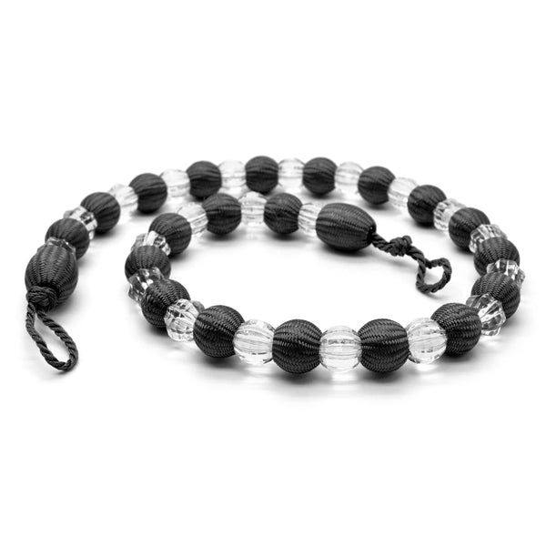 Velosso Krystal Black Beaded Curtain Tieback
