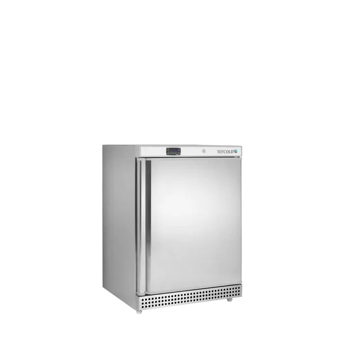 Tefcold UR200X1 Undercounter Stainless Steel Single Door Fridge 129 Litres