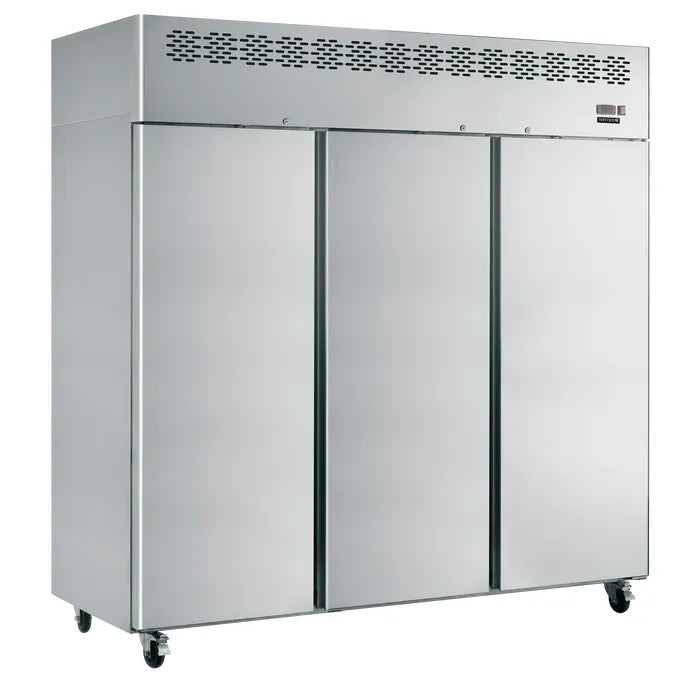 Tefcold CAF1390 Stainless Steel Three Door Fridge 1390 Litres