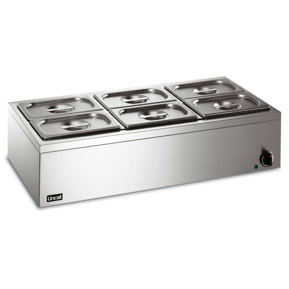 Lincat Lynx 400 LBM3W Countertop Wet Heat Bain Marie 6 x 1/4GN