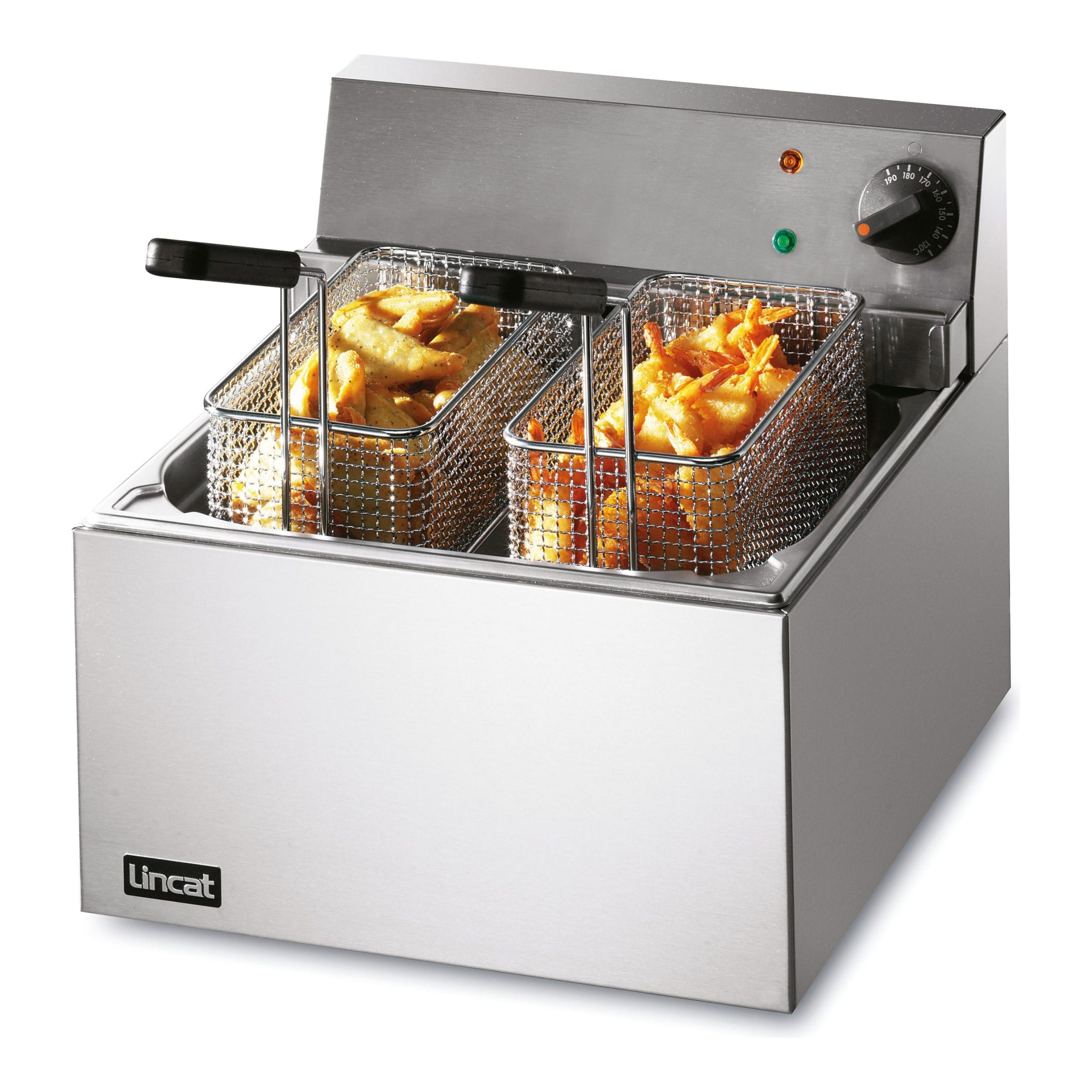 Lincat Lynx 400 LFF Electric Countertop Fryer Single Tank Twin Basket 5 Litres