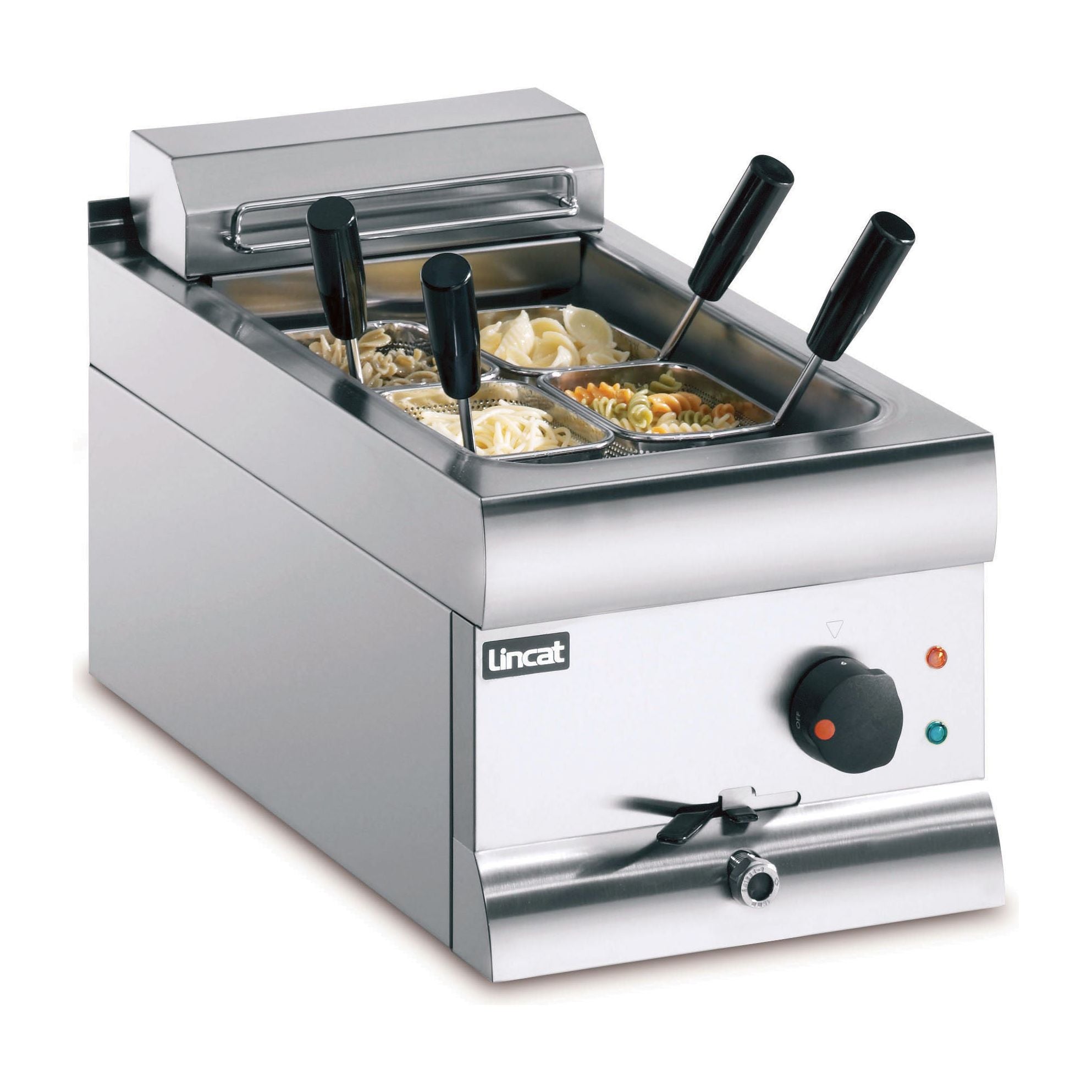 Lincat PB33 Silverlink 600 Countertop Single Tank 4 Basket Pasta Cooker 3kw