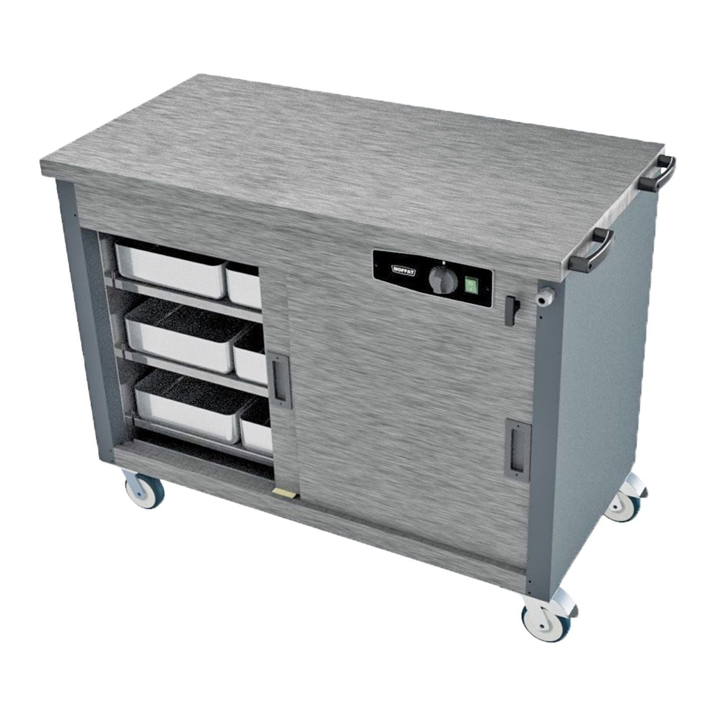 Moffat MH9 Premier Mobile Hot Cupboard Servery 1124mm