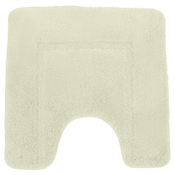 Velosso Mayfair Soft Touch Deep Pile Plain Cream Pedestal Mat