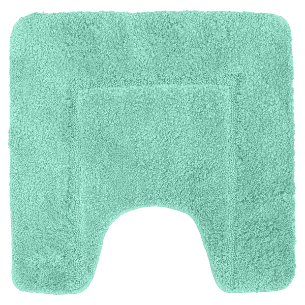 Velosso Mayfair Soft Touch Deep Pile Plain Seafoam Pedestal Mat