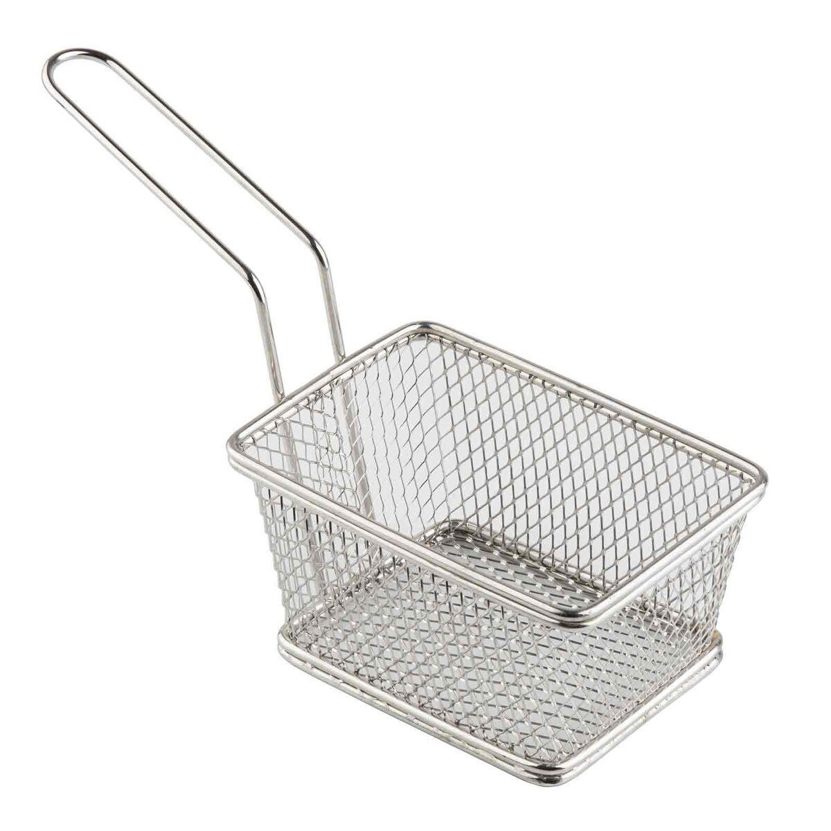 Tablecraft Medium Rectangular Wire Serving Basket 24cm x 10cm x 14.5cm
