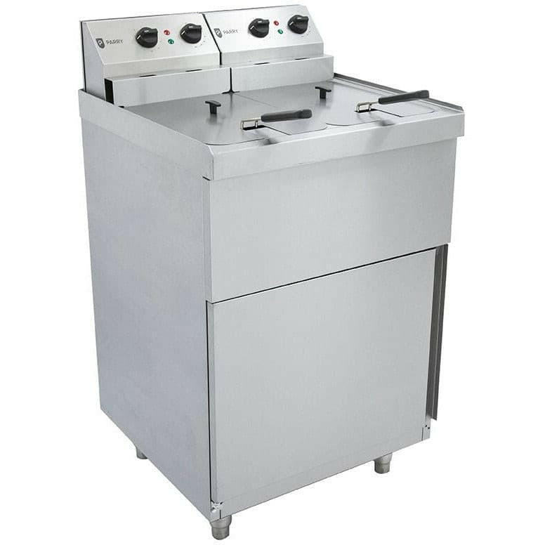 Parry NPDPF9 Twin Tank Twin Basket Electric Fryer 18 Litres 9kw