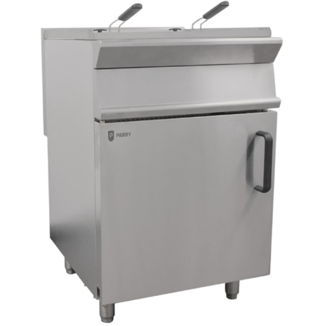 Parry GDF Twin Tank Twin Basket Natural Gas Fryer 24 Litres