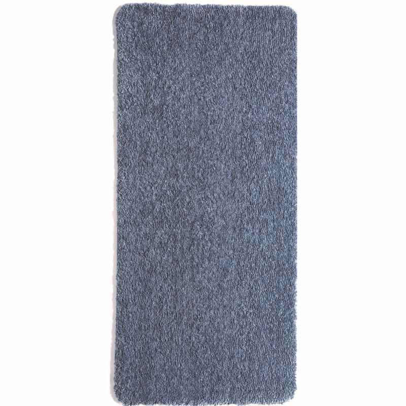 Luxe Tapi Premium Washable Runner Rug in Smoke Blue