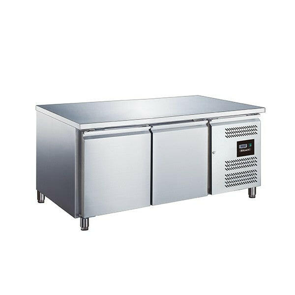 Blizzard SNC2 2 Door Low Height Snack Counter Fridge 214 Litres