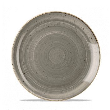 Churchill Stonecast® Peppercorn Grey Coupe Plate 21.7cm Case Size 12