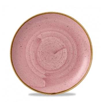Churchill Stonecast® Petal Pink Coupe Plate 21.7cm Case Size 12